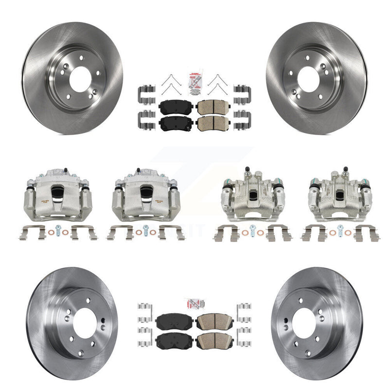 Transit Auto KC8-102204N Disc Brake Kit for 2016-2019 Kia Optima - Front and Rear product image