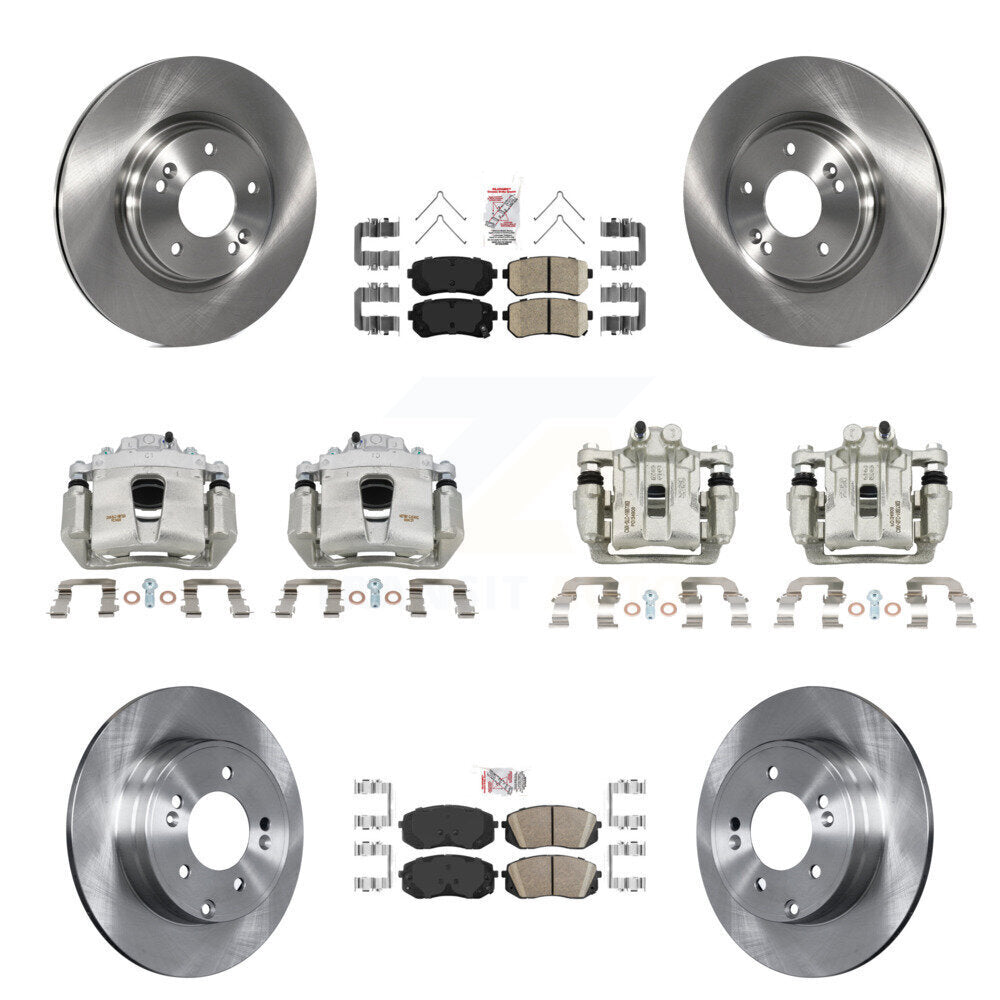 Transit Auto KC8-102206N Disc Brake Kit for 2017-2019 Kia Optima - Front and Rear product image