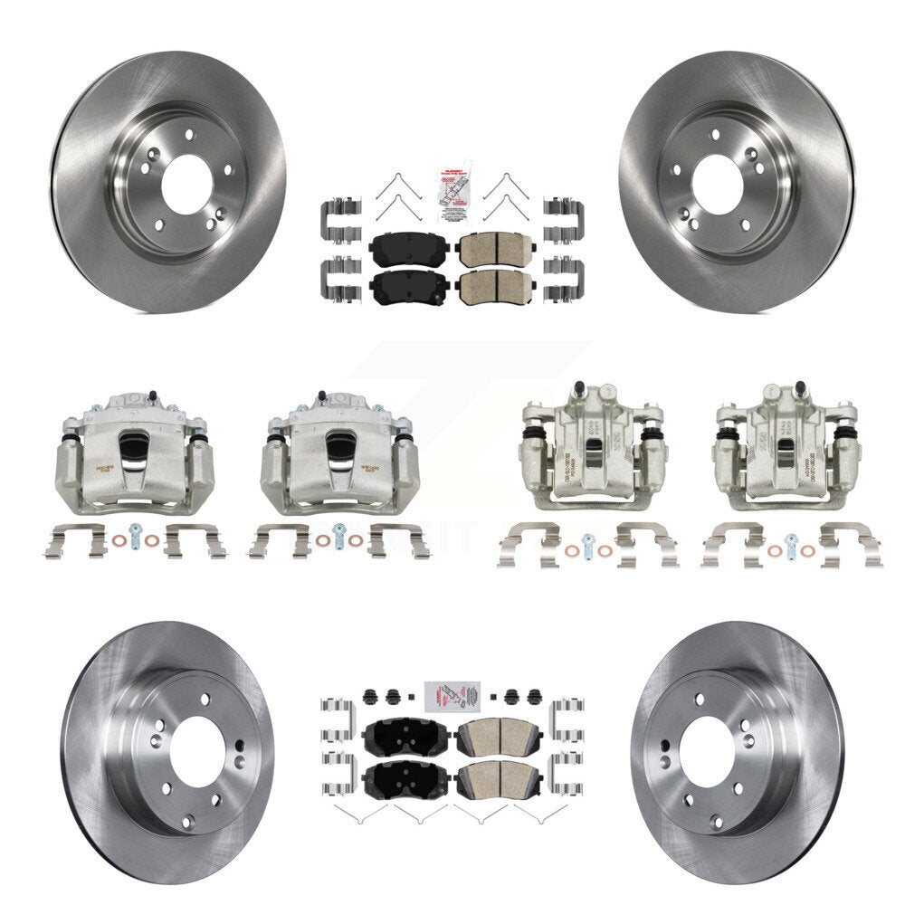 Transit Auto KC8-102207N Disc Brake Kit for 2017-2019 Kia Optima - Front and Rear product image