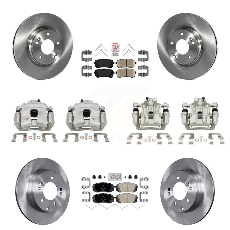 Transit Auto KC8-102207N Disc Brake Kit for 2017-2019 Kia Optima - Front and Rear product image