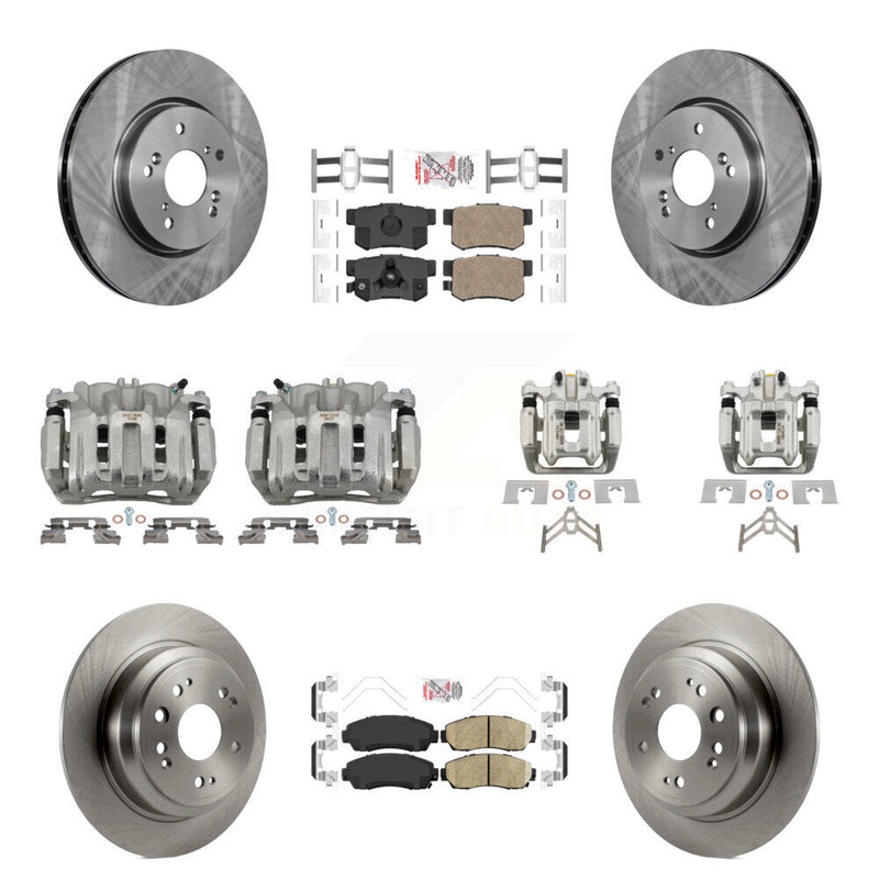 Transit Auto KC8-102217N Disc Brake Kit for 2012-2015 Honda Crosstour - Front and Rear product image