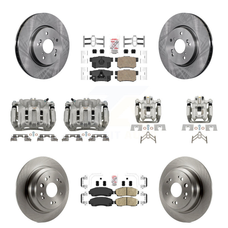 Transit Auto KC8-102218N Disc Brake Kit for 2012-2015 Honda Crosstour - Front and Rear product image