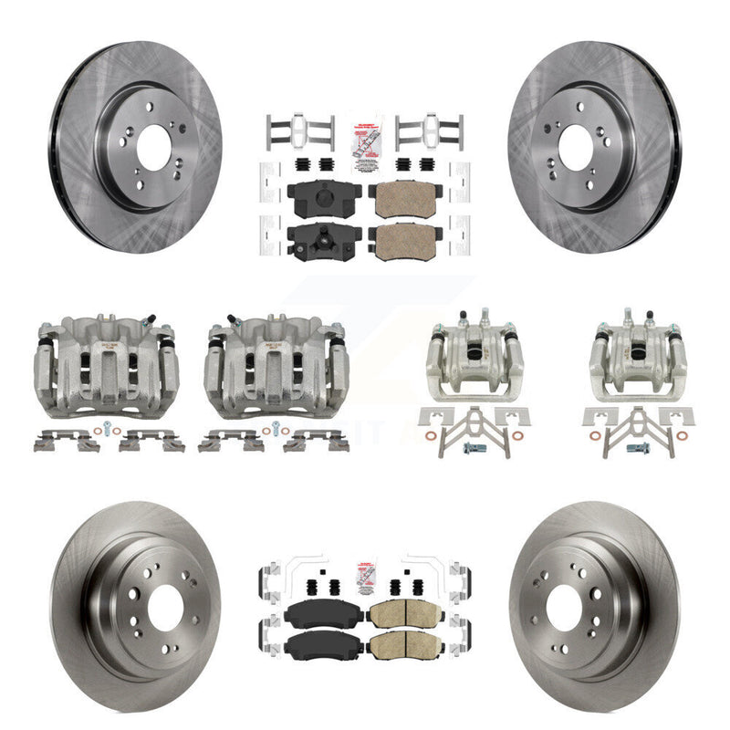 Transit Auto KC8-102222N Disc Brake Kit for 2010-2011 Honda Accord Crosstour - Front and Rear product image