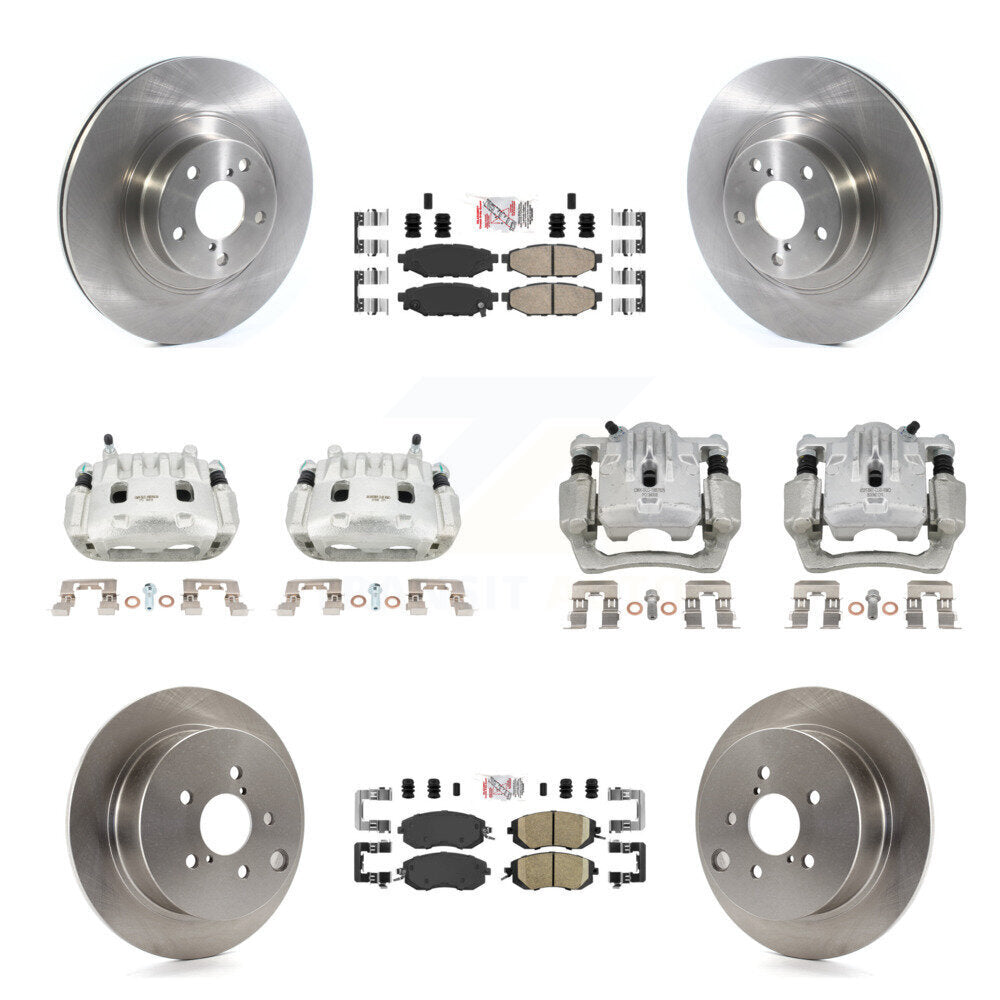 Transit Auto KC8-102228N Disc Brake Kit for 2013-2018 Subaru Crosstrek, Subaru Forester, Subaru XV Crosstrek - Front and Rear product image