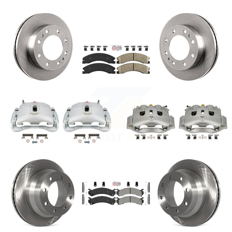 Transit Auto KC8-102239N Disc Brake Kit for 2009-2020 Chevrolet Express 4500, GMC Savana 4500 - Front and Rear product image