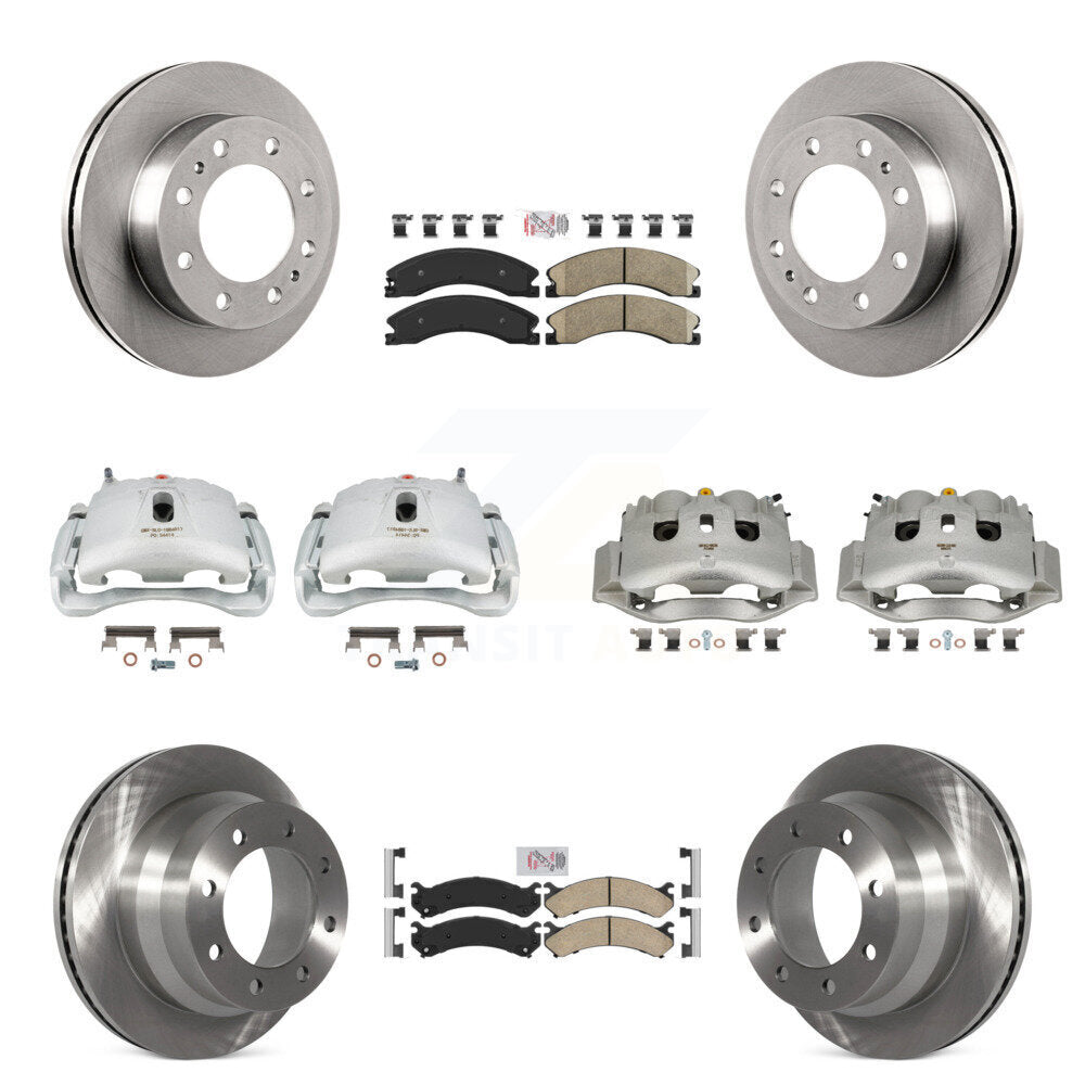 Transit Auto KC8-102240N Disc Brake Kit for 2009-2020 Chevrolet Express 4500, GMC Savana 4500 - Front and Rear product image