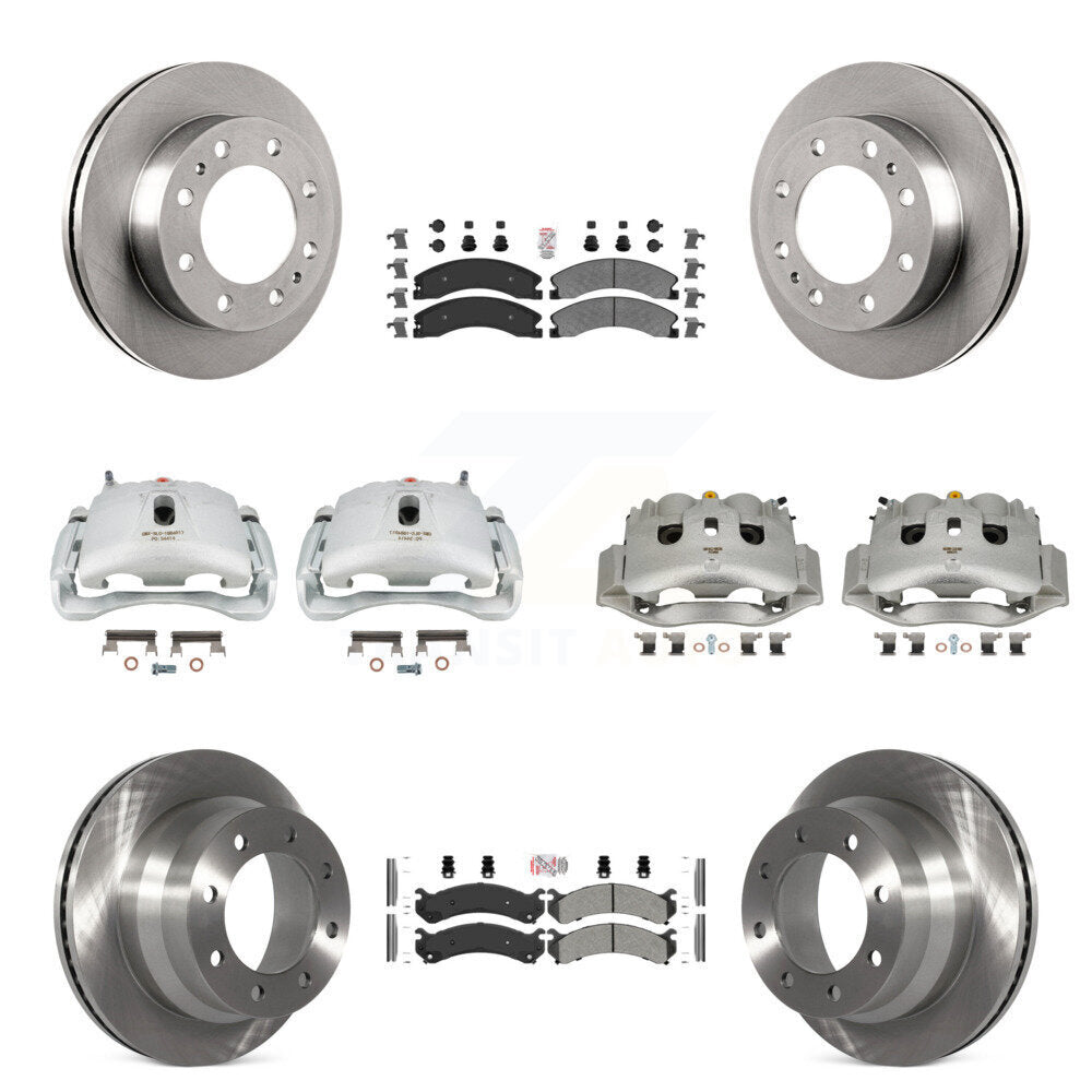 Transit Auto KC8-102242N Disc Brake Kit for 2009-2020 Chevrolet Express 4500, GMC Savana 4500 - Front and Rear product image