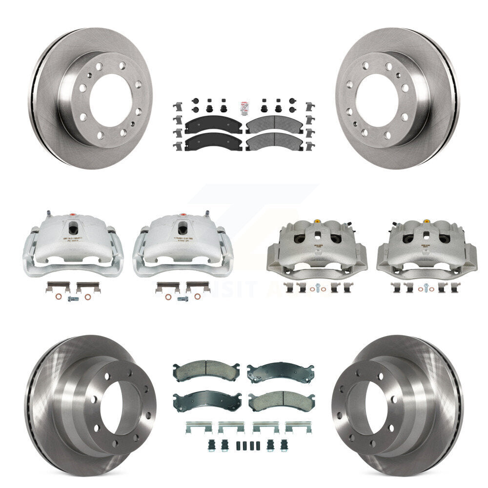 Transit Auto KC8-102244N Disc Brake Kit for 2009-2020 Chevrolet Express 4500, GMC Savana 4500 - Front and Rear product image