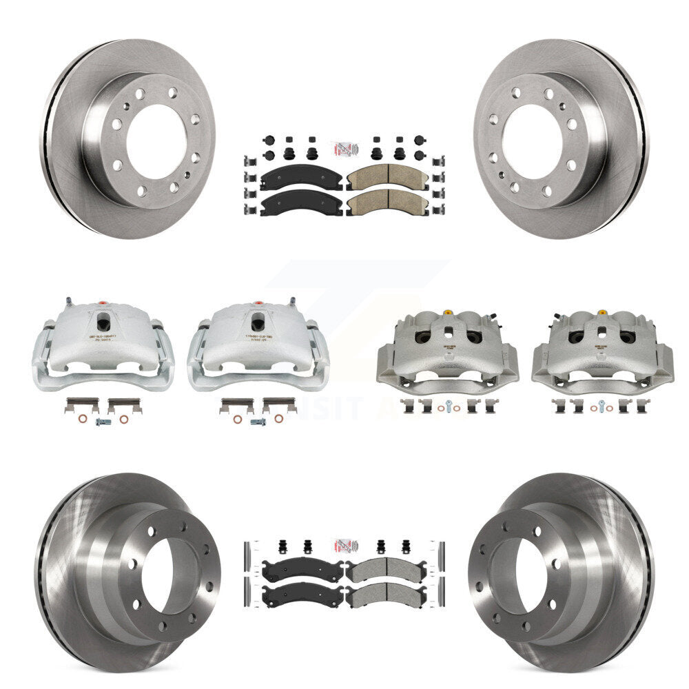 Transit Auto KC8-102245N Disc Brake Kit for 2009-2020 Chevrolet Express 4500, GMC Savana 4500 - Front and Rear product image