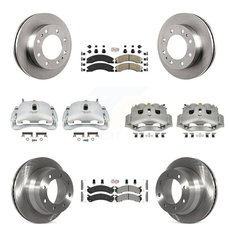 Transit Auto KC8-102245N Disc Brake Kit for 2009-2020 Chevrolet Express 4500, GMC Savana 4500 - Front and Rear product image