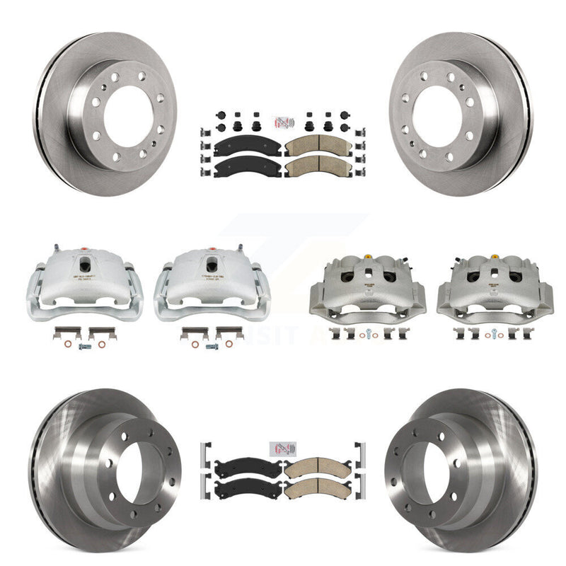 Transit Auto KC8-102246N Disc Brake Kit for 2009-2020 Chevrolet Express 4500, GMC Savana 4500 - Front and Rear product image