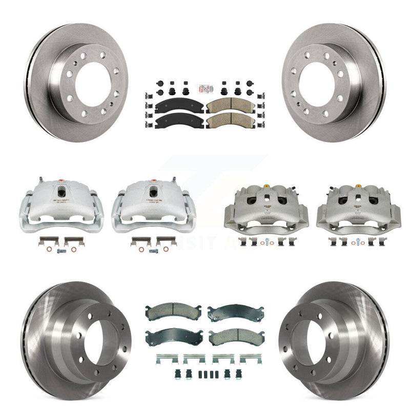 Transit Auto KC8-102247N Disc Brake Kit for 2009-2020 Chevrolet Express 4500, GMC Savana 4500 - Front and Rear product image