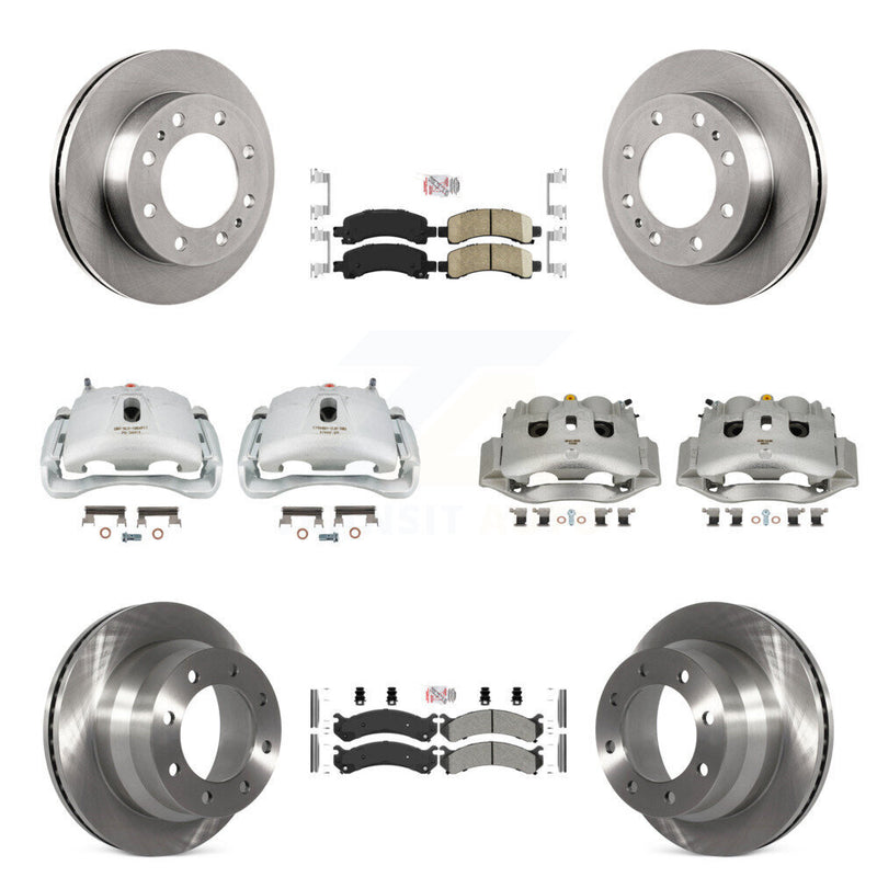 Transit Auto KC8-102257N Disc Brake Kit for 2016 Chevrolet Express 4500 - Front and Rear product image