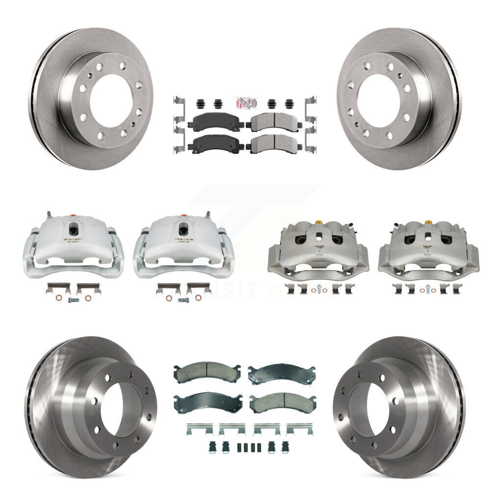 Transit Auto KC8-102262N Disc Brake Kit for 2016 Chevrolet Express 4500 - Front and Rear product image