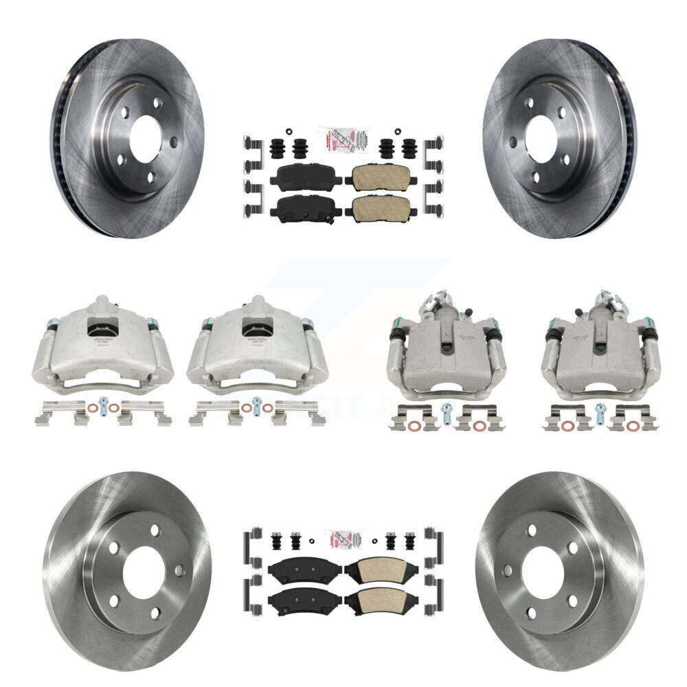 Transit Auto KC8-102273N Disc Brake Kit for 2005-2009 Buick Allure, Buick LaCrosse, Pontiac Grand Prix - Front and Rear product image