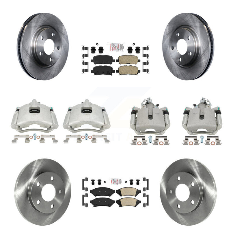 Transit Auto KC8-102273N Disc Brake Kit for 2005-2009 Buick Allure, Buick LaCrosse, Pontiac Grand Prix - Front and Rear product image