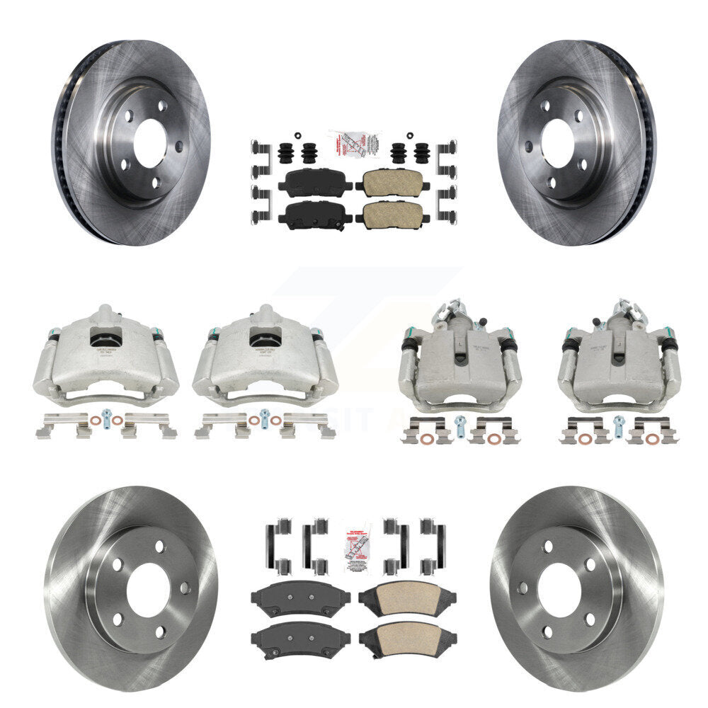 Transit Auto KC8-102274N Disc Brake Kit for 2005-2009 Buick Allure, Buick LaCrosse, Pontiac Grand Prix - Front and Rear product image