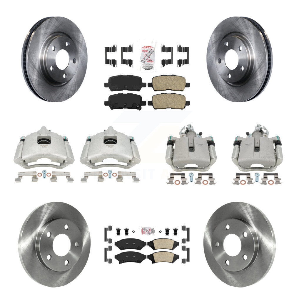 Transit Auto KC8-102275N Disc Brake Kit for 2005-2009 Buick Allure, Buick LaCrosse, Pontiac Grand Prix - Front and Rear product image