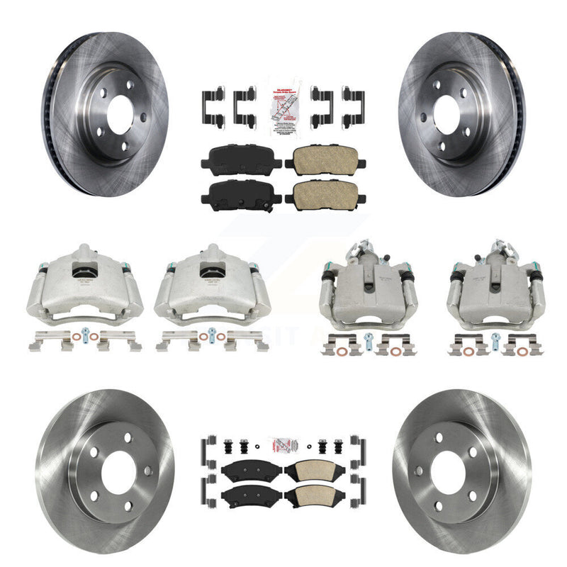 Transit Auto KC8-102275N Disc Brake Kit for 2005-2009 Buick Allure, Buick LaCrosse, Pontiac Grand Prix - Front and Rear product image