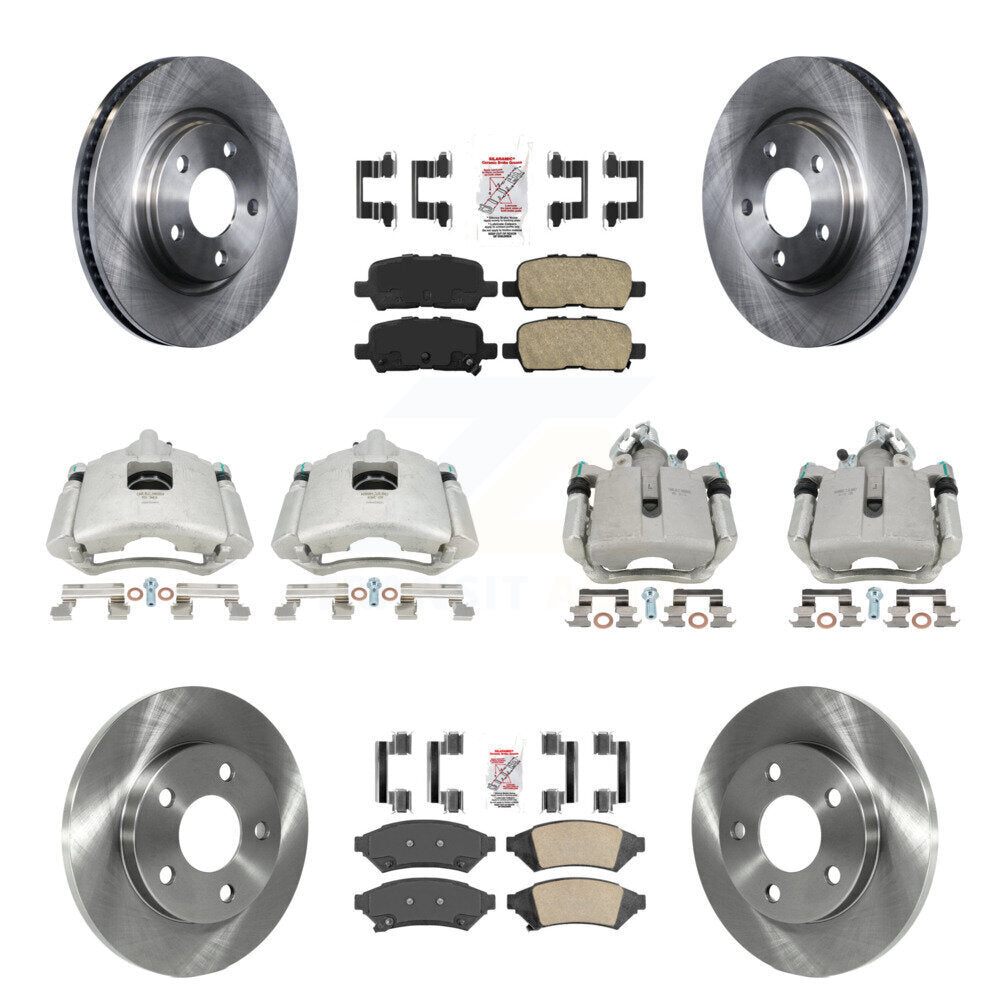 Transit Auto KC8-102276N Disc Brake Kit for 2005-2009 Buick Allure, Buick LaCrosse, Pontiac Grand Prix - Front and Rear product image