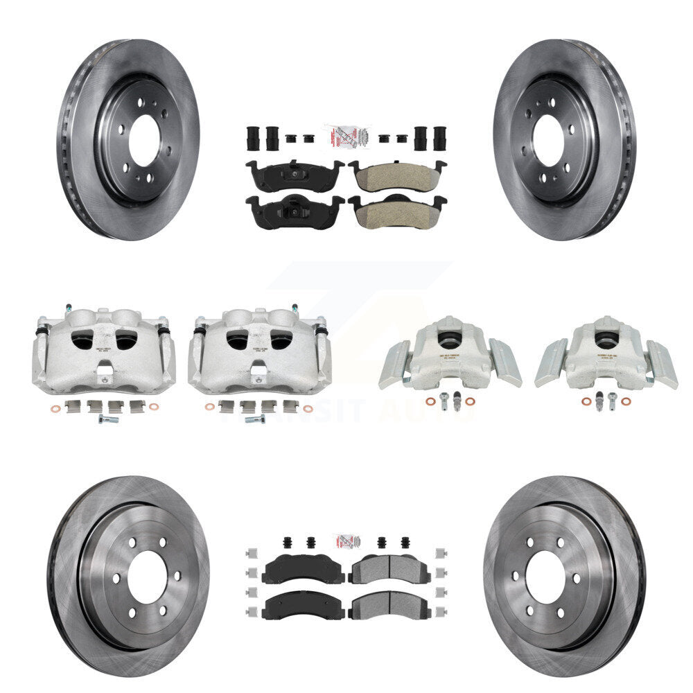 Transit Auto KC8-102277N Disc Brake Kit for 2010-2017 Ford Expedition, Lincoln Navigator - Front and Rear product image