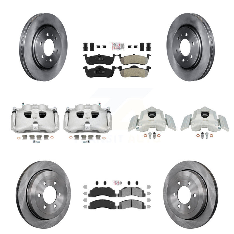 Transit Auto KC8-102277N Disc Brake Kit for 2010-2017 Ford Expedition, Lincoln Navigator - Front and Rear product image