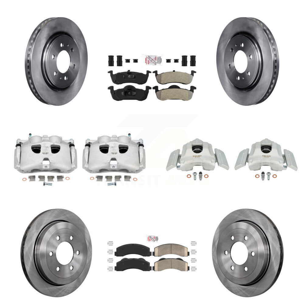 Transit Auto KC8-102278N Disc Brake Kit for 2010-2017 Ford Expedition, Lincoln Navigator - Front and Rear product image