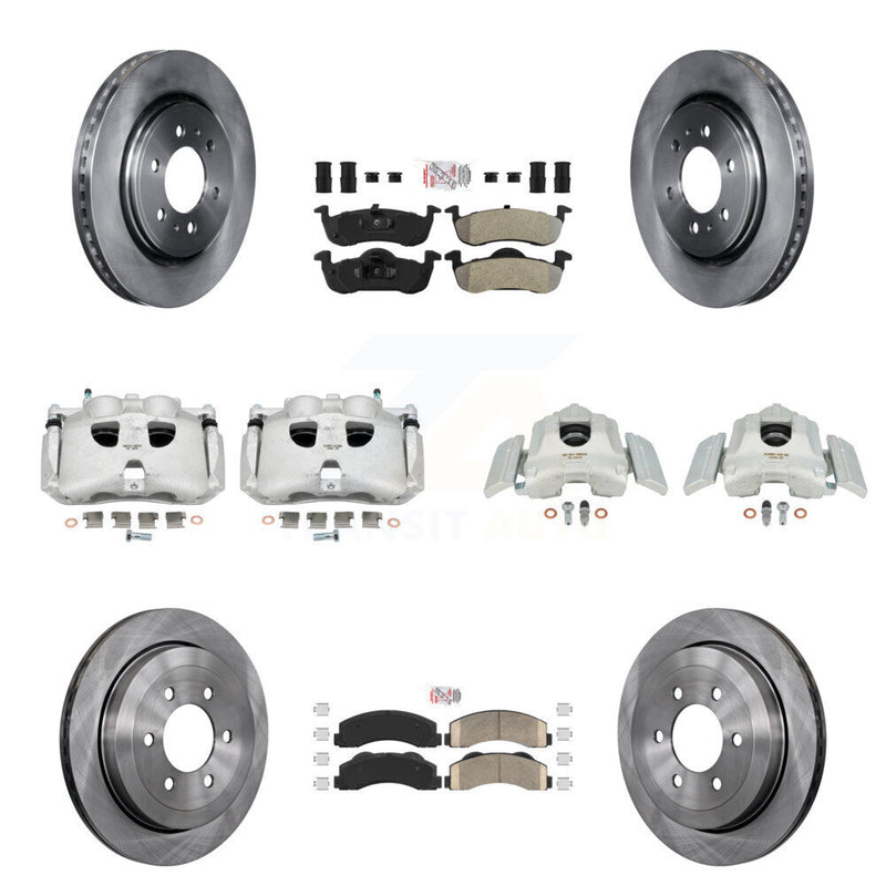 Transit Auto KC8-102278N Disc Brake Kit for 2010-2017 Ford Expedition, Lincoln Navigator - Front and Rear product image
