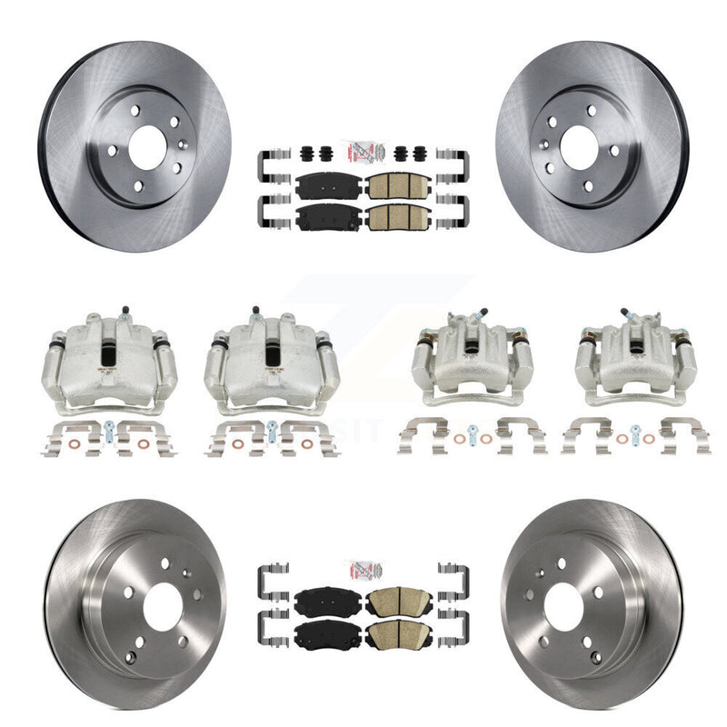 Transit Auto KC8-102280N Disc Brake Kit for 2010-2017 Chevrolet Equinox, GMC Terrain - Front and Rear product image