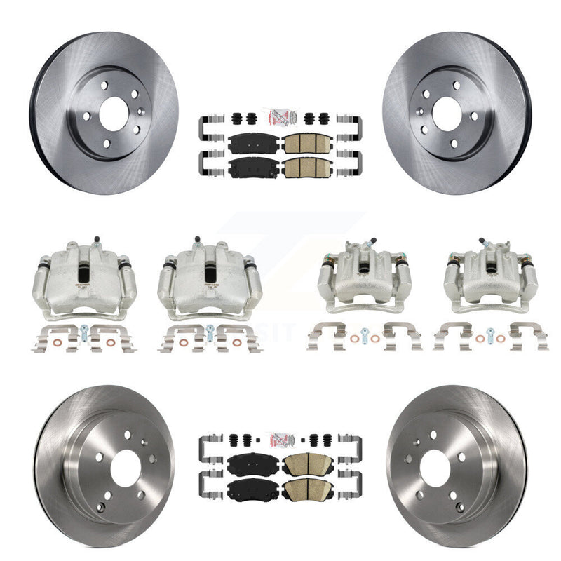 Transit Auto KC8-102281N Disc Brake Kit for 2010-2017 Chevrolet Equinox, GMC Terrain - Front and Rear product image