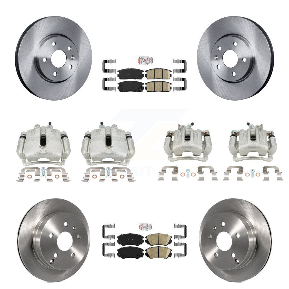 Transit Auto KC8-102282N Disc Brake Kit for 2010-2017 Chevrolet Equinox, GMC Terrain - Front and Rear product image