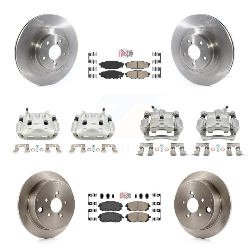 Transit Auto KC8-102287N Disc Brake Kit for 2008-2013 Subaru WRX, Subaru Impreza, Subaru Forester - Front and Rear product image
