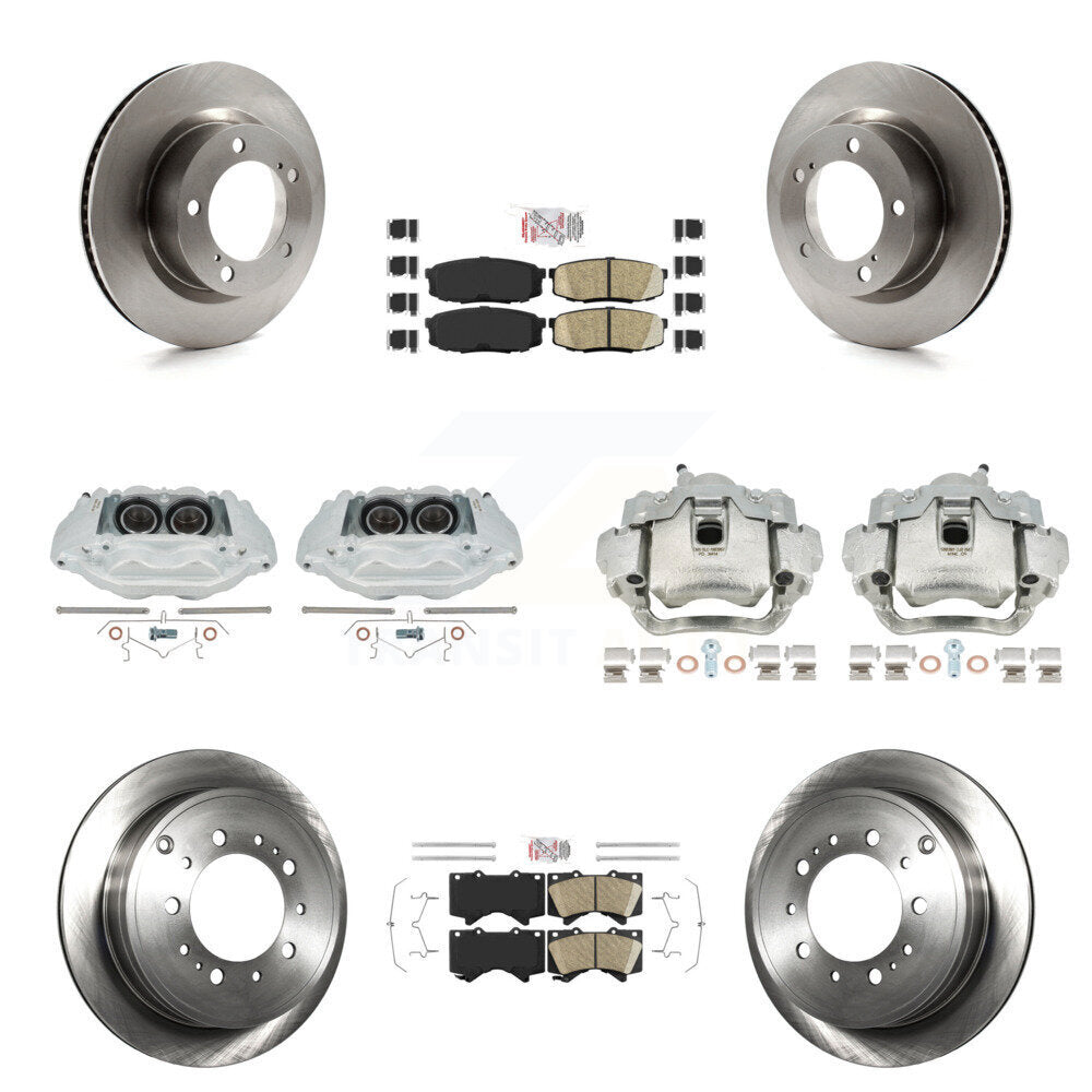 Transit Auto KC8-102295N Disc Brake Kit for 2008-2015 Lexus LX570, Toyota Land Cruiser - Front and Rear product image