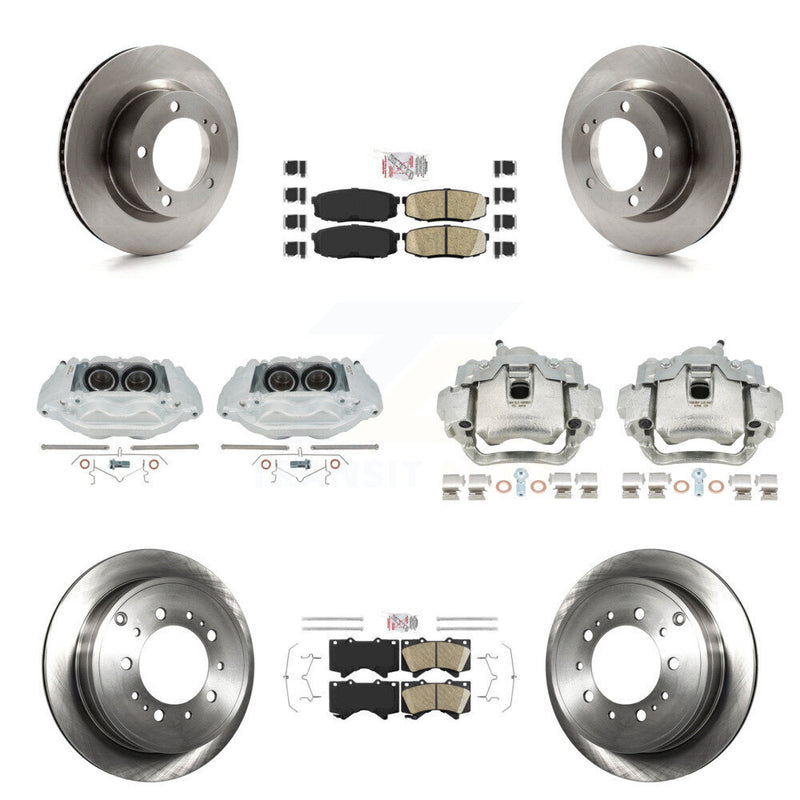 Transit Auto KC8-102295N Disc Brake Kit for 2008-2015 Lexus LX570, Toyota Land Cruiser - Front and Rear product image