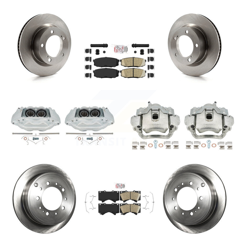 Transit Auto KC8-102296N Disc Brake Kit for 2008-2015 Lexus LX570, Toyota Land Cruiser - Front and Rear product image