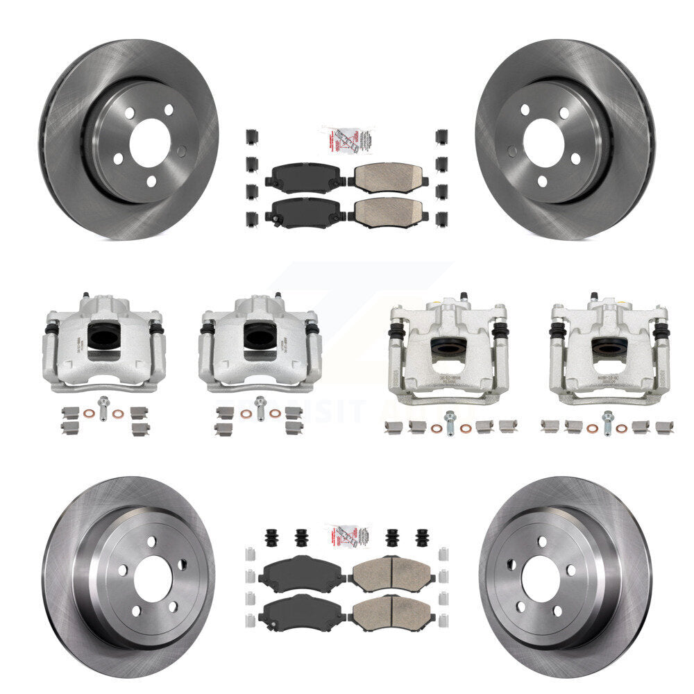 Transit Auto KC8-102298N Disc Brake Kit for 2007-2008 Dodge Nitro - Front and Rear product image