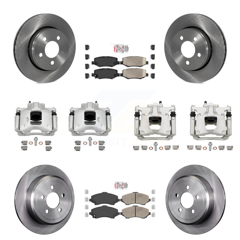 Transit Auto KC8-102299N Disc Brake Kit for 2007-2008 Dodge Nitro - Front and Rear product image