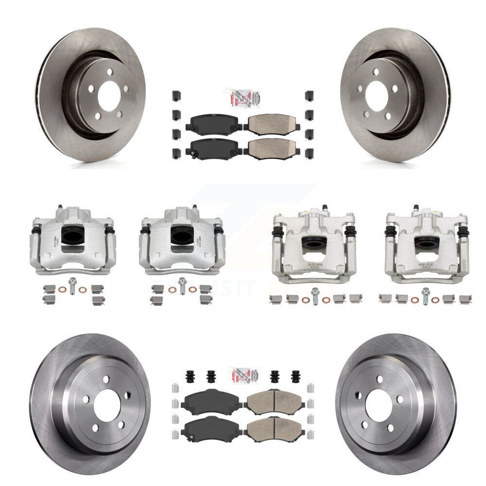 Transit Auto KC8-102302N Disc Brake Kit for 2008 Dodge Nitro - Front and Rear product image