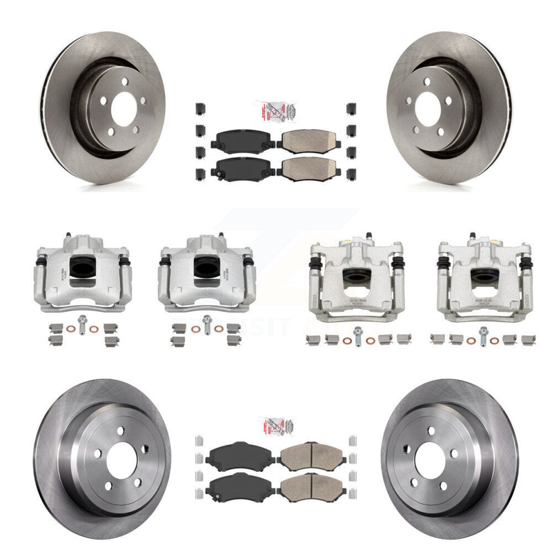 Transit Auto KC8-102303N Disc Brake Kit for 2008 Dodge Nitro - Front and Rear product image