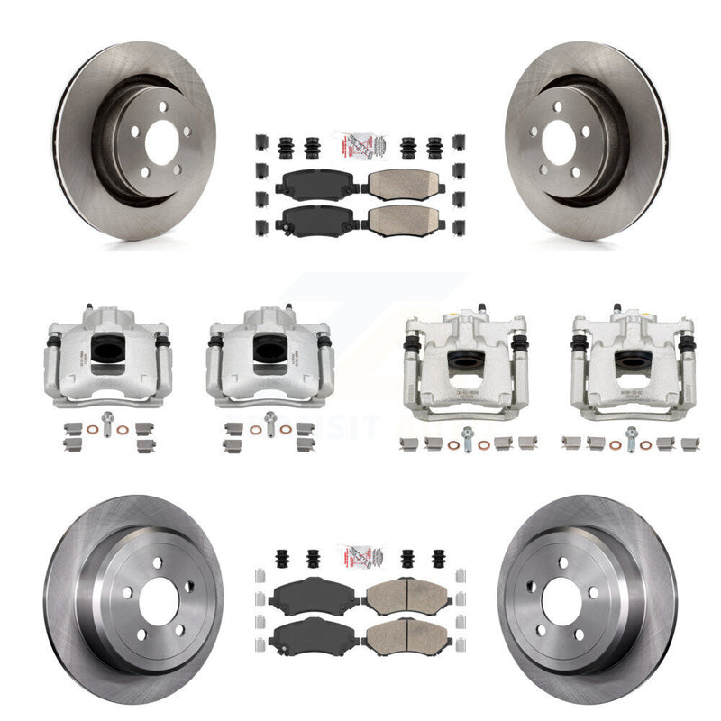 Transit Auto KC8-102304N Disc Brake Kit for 2008 Dodge Nitro - Front and Rear product image