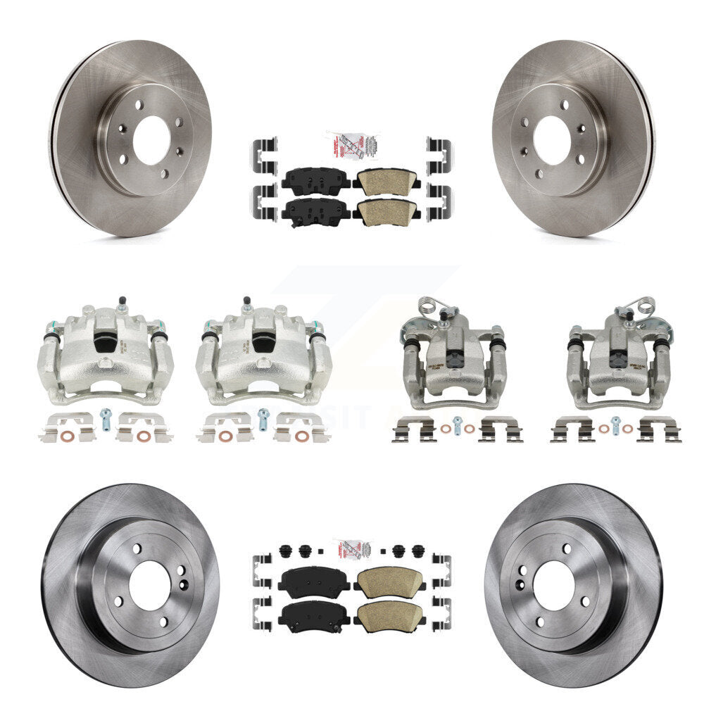 Transit Auto KC8-102306N Disc Brake Kit for 2012-2016 Hyundai Accent - Front and Rear product image