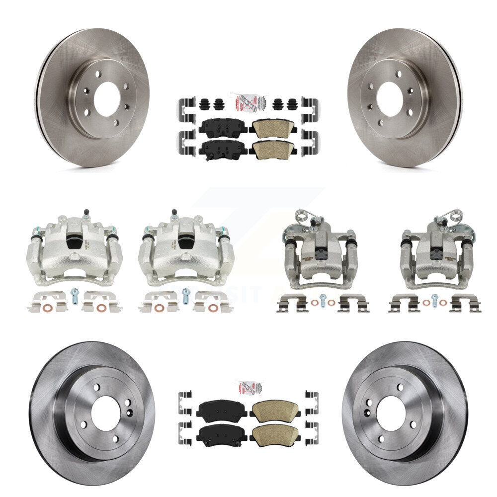 Transit Auto KC8-102309N Disc Brake Kit for 2012-2016 Hyundai Accent - Front and Rear product image