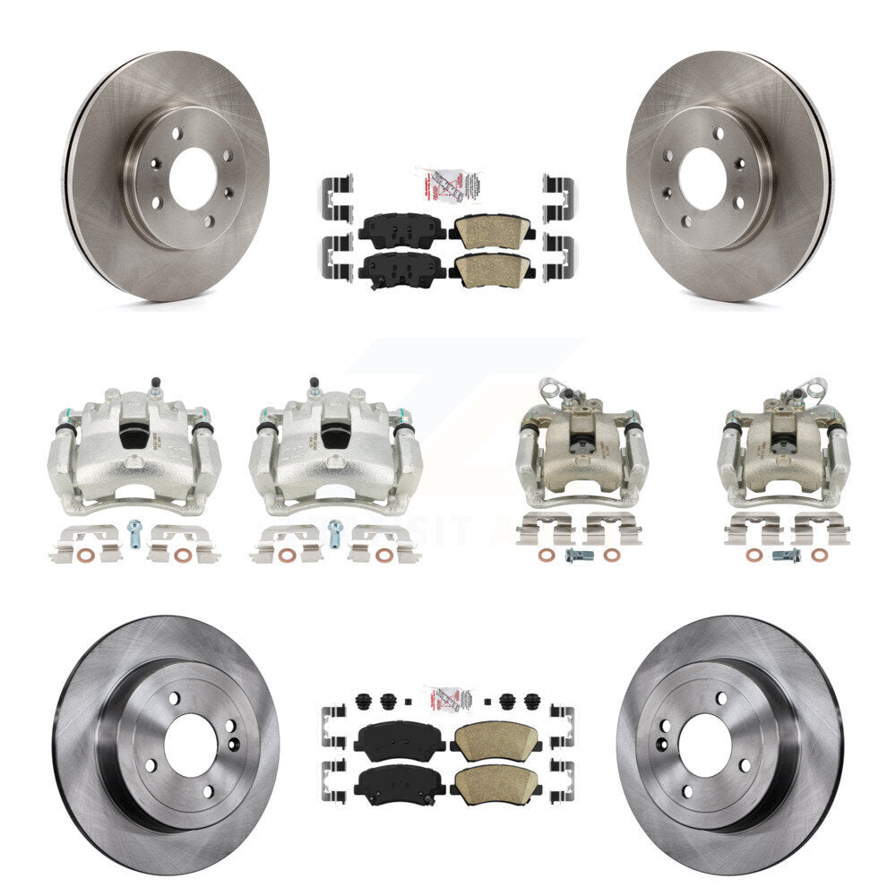 Transit Auto KC8-102314N Disc Brake Kit for 2012-2016 Kia Rio - Front and Rear product image