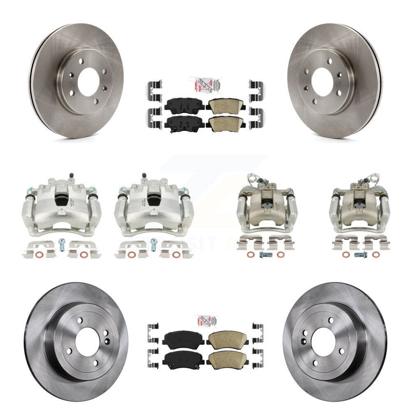 Transit Auto KC8-102315N Disc Brake Kit for 2012-2016 Kia Rio - Front and Rear product image