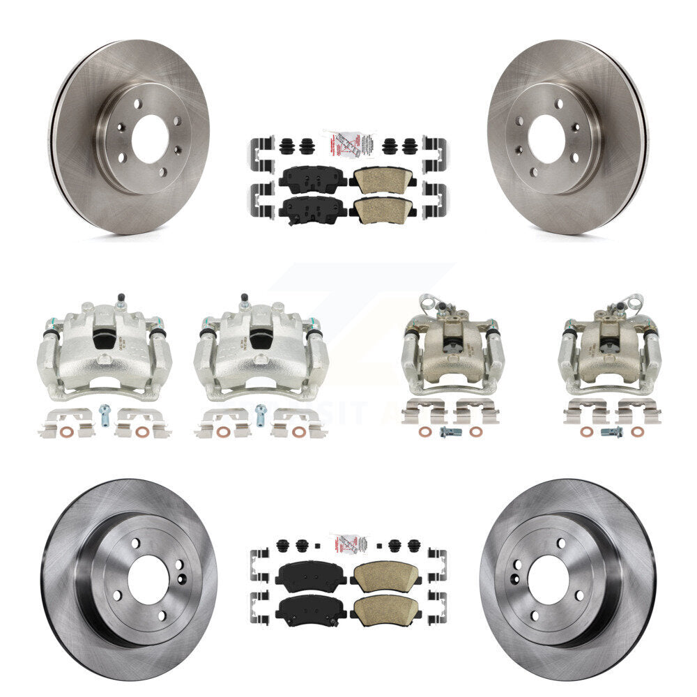 Transit Auto KC8-102316N Disc Brake Kit for 2012-2016 Kia Rio - Front and Rear product image