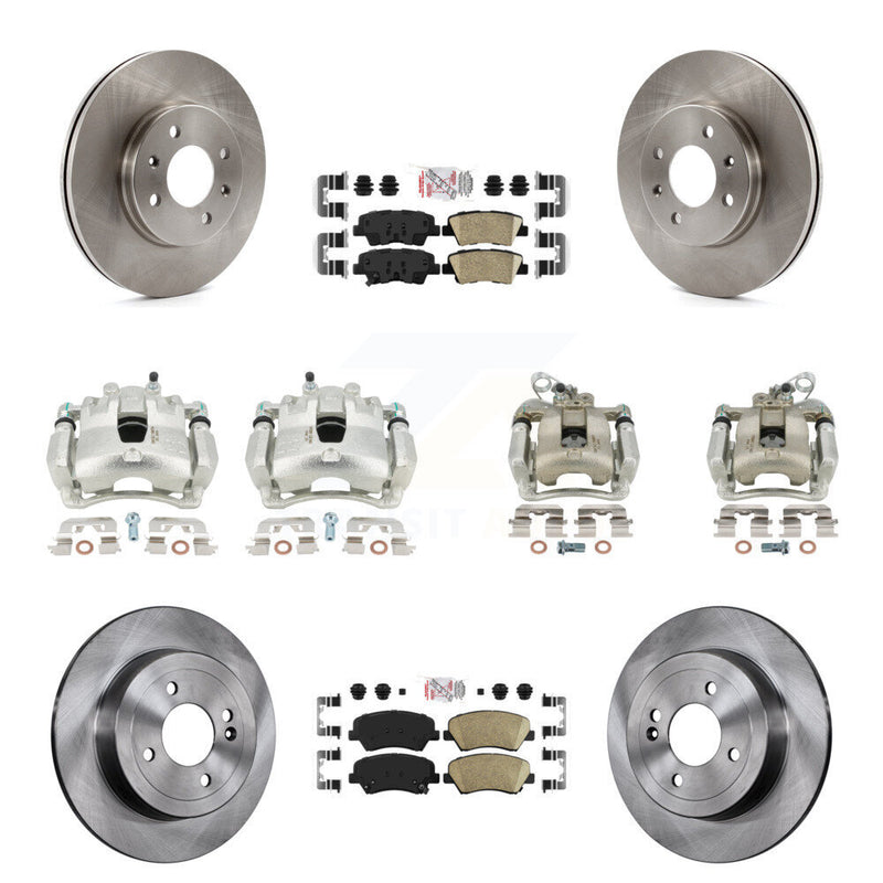 Transit Auto KC8-102316N Disc Brake Kit for 2012-2016 Kia Rio - Front and Rear product image