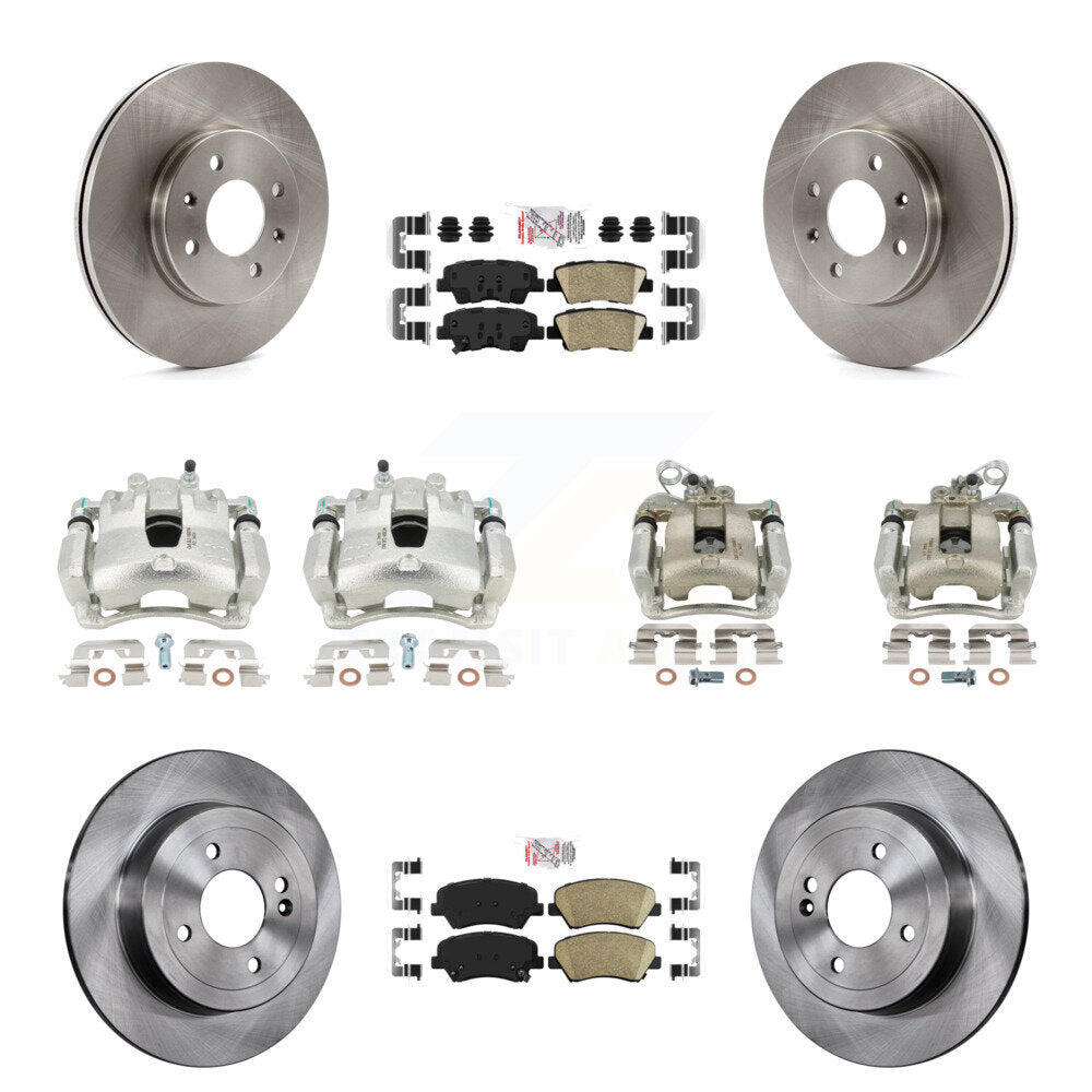 Transit Auto KC8-102317N Disc Brake Kit for 2012-2016 Kia Rio - Front and Rear product image