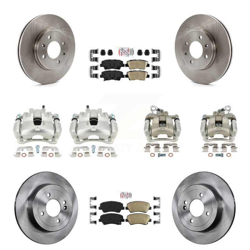 Transit Auto KC8-102317N Disc Brake Kit for 2012-2016 Kia Rio - Front and Rear product image