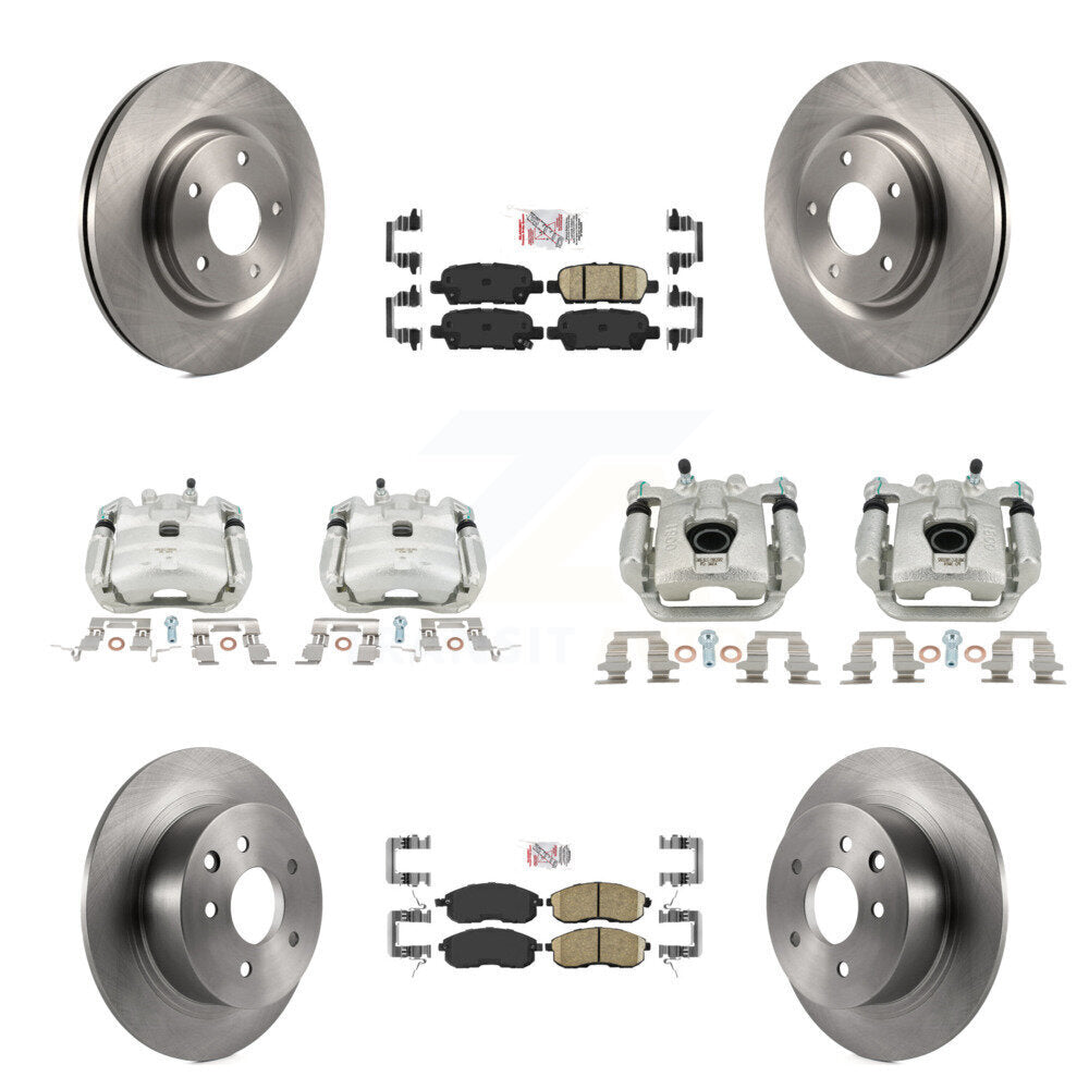 Transit Auto KC8-102326N Disc Brake Kit for 2011-2017 Nissan Juke - Front and Rear product image