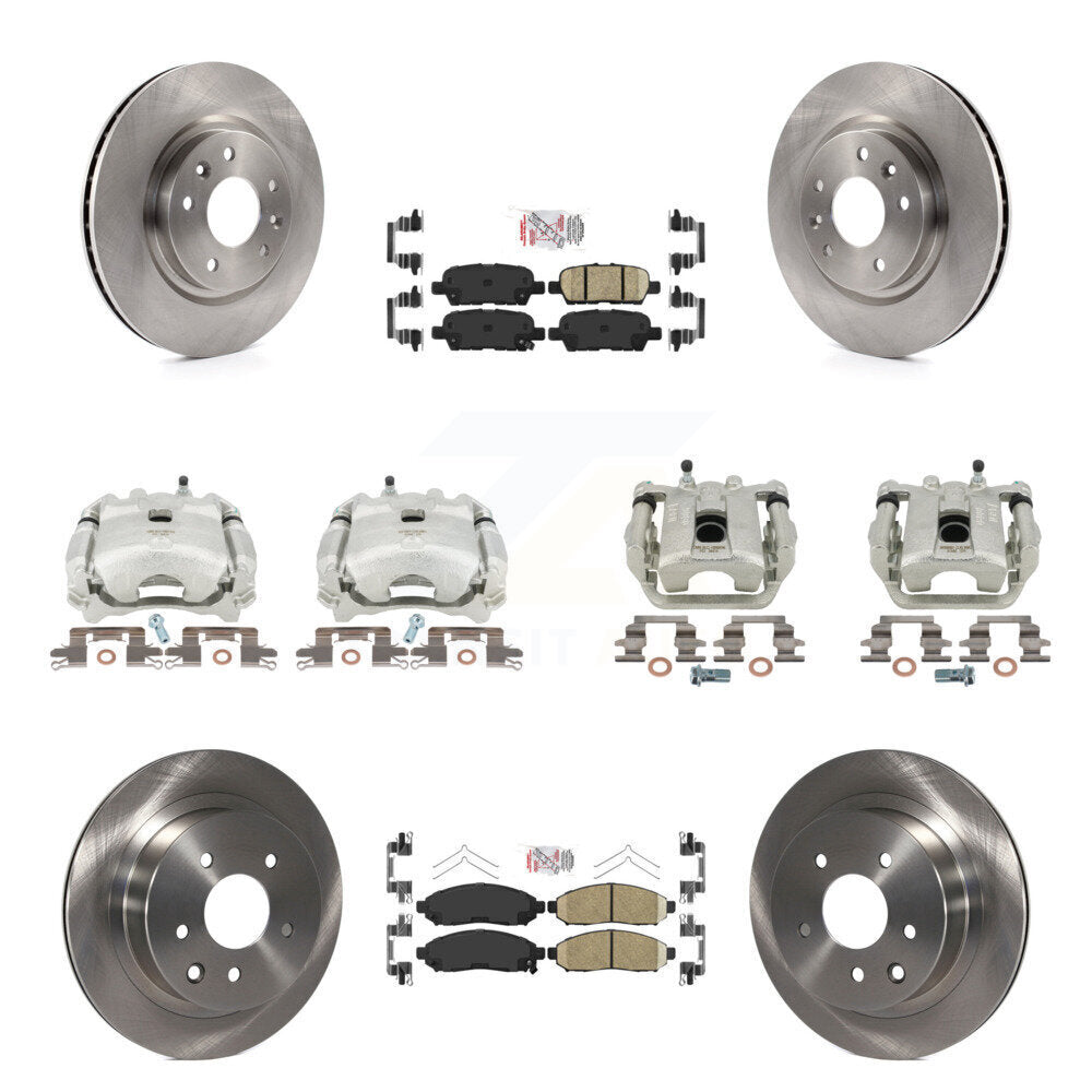 Transit Auto KC8-102330N Disc Brake Kit for 2015 Nissan LEAF - Front and Rear product image